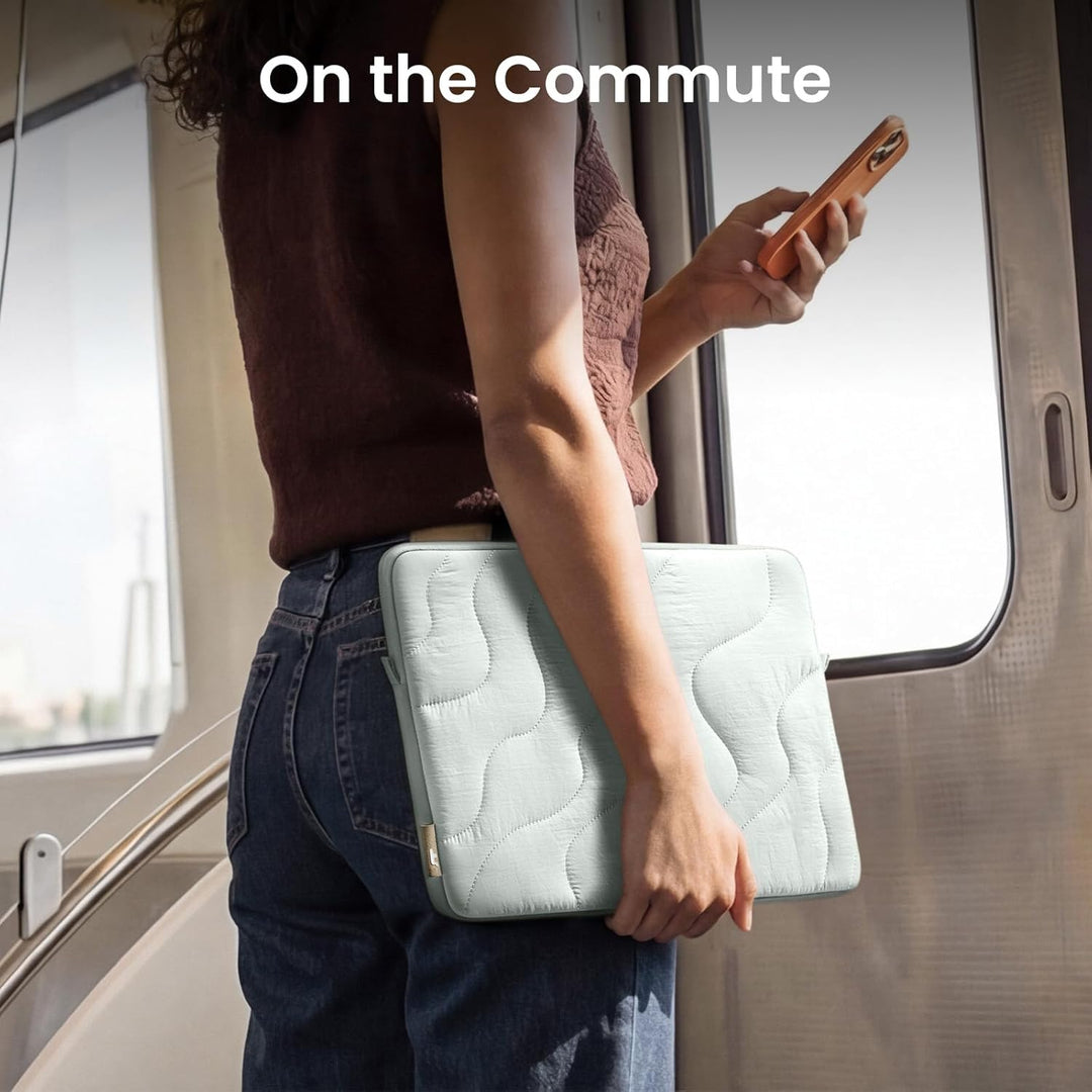 tomtoc Puffer MacBook Neo Hülle Tasche für 13 Zoll MacBook Neo A3404 (2026) mit A18 Pro Chip, 360° L