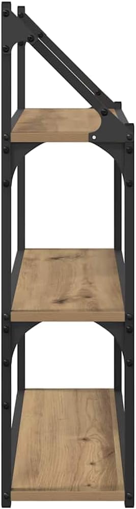 vidaXL Wandregal Wandhalterung Artisan-Eiche 60 x 21 x 78,5 cm, Artisan-eiche 60 x 21 x 78,5 cm