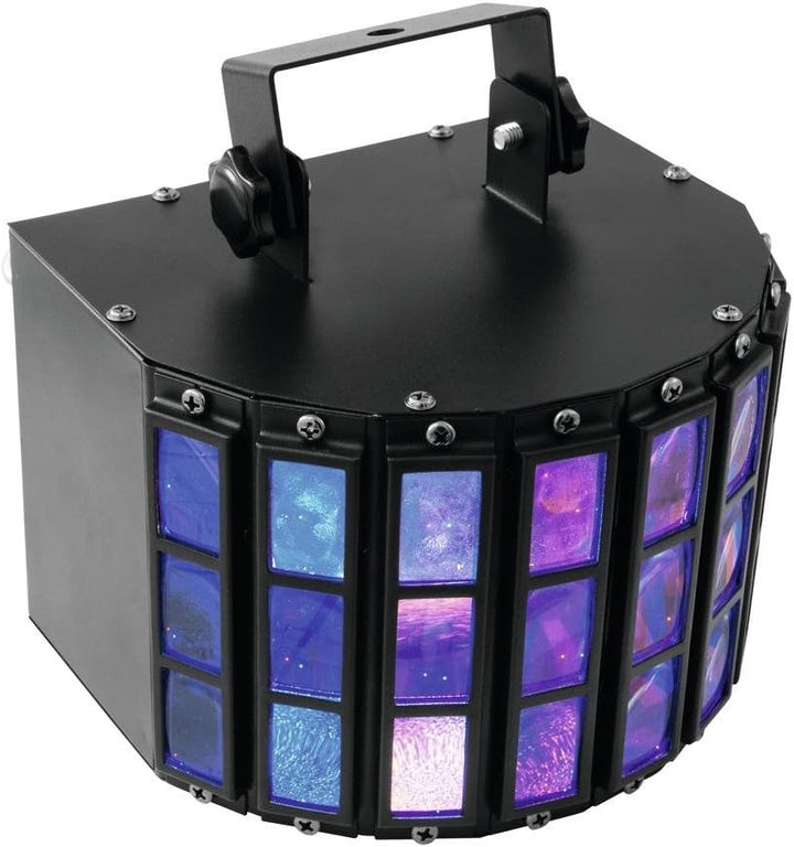 Eurolite LED Mini D-5 Strahleneffekt | Mini-Strahleneffekt mit LEDs in RGBAW | Musikgetaktet über ei