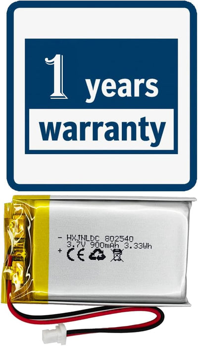 802540 3,7 V 900 mAh Lithiumbatterie für Sena 10S Serie Sena 10S-01 und Sena 20s Serie Sena 20s-01 S