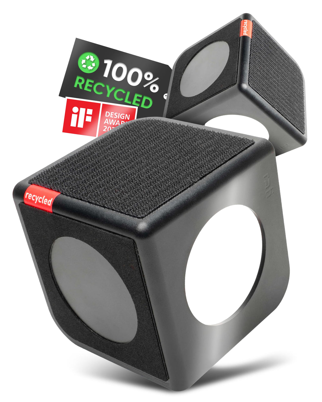 rati Nook 2x Kofferraum Organizer Klett & Antirutschpads [100% Recycelt] Gepäckfixierung Kofferraum