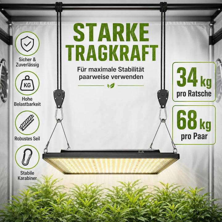 12 Stück 1/8 Zoll Ratchet Hanger, Seilzug Seilratsche mit Haken, Einstellbare Seil Seilhaken Ratsche