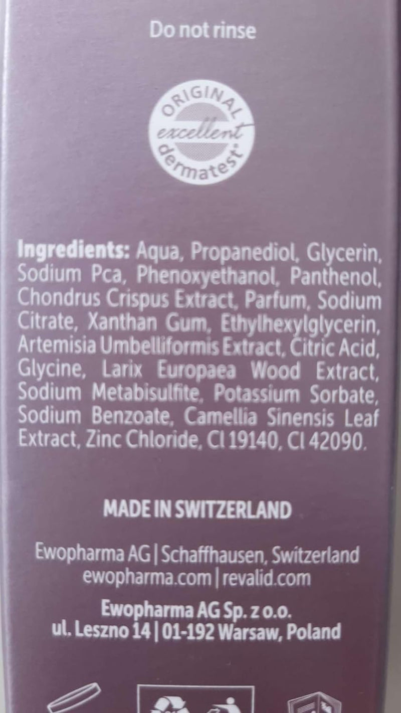 REVALID, Swiss Hair Care, Serum zum Nachwachsen gegen Haarausfall, regenerative Wirkung, 50 ml