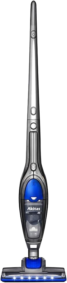 Akitas Akku Staubsauger Kabellos 3in1 Hand und Vertikal Leicht 22,2 V 150 W Wiederaufladbarer Lithiu