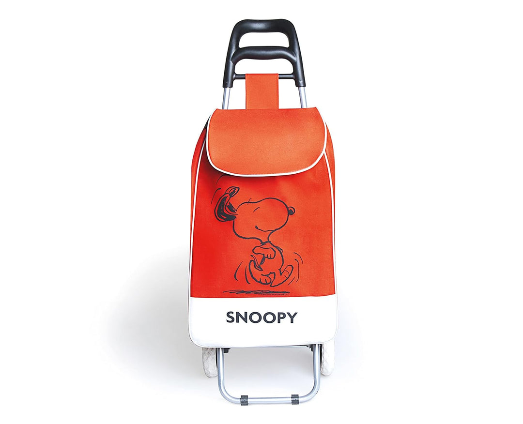 Merry Christmas Einkaufstrolley 38 Lt rot Snoopy