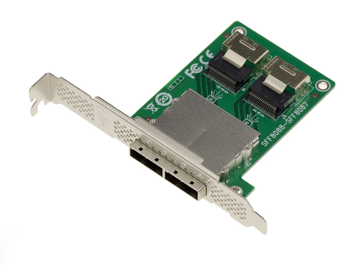 KALEA-INFORMATIQUE SAS miniSAS-Konverterplatte SFF-8088 SFF-8087 SFF8088 26-Pin Externes Mini-SAS au