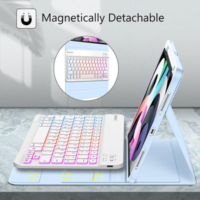 Fintie Tastatur Hülle für iPad Air 5 2022 / iPad Air 4 Hülle mit Tastatur 2020 - Magnetisch Abnehmba