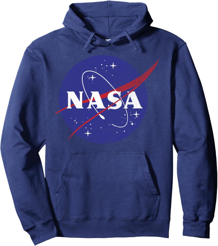 NASA Logo In Space Pullover Hoodie