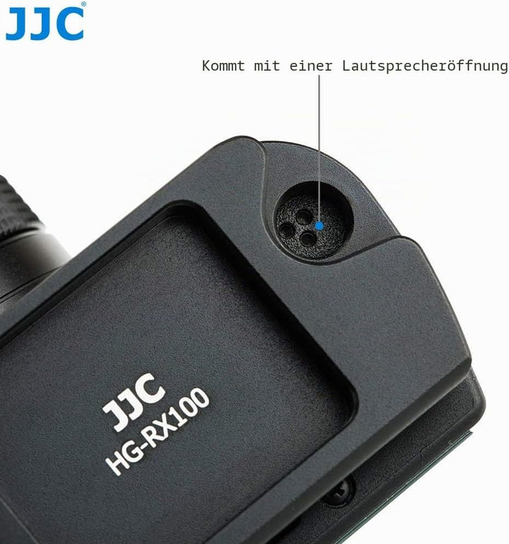 JJC Metall Kamera-Handgriff für Sony RX100VI/ RX100V/ RX100VA/ RX100IV/ RX100III/ RX100II/ RX100 Für