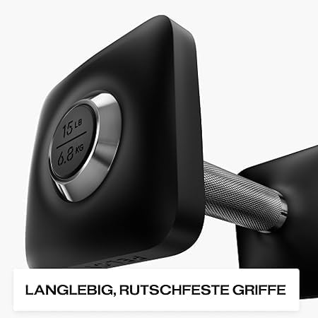Peloton Hanteln | Ergonomisch gestaltete Gusseisen-Gewichte mit Urethan-Beschichtung und rutschfeste