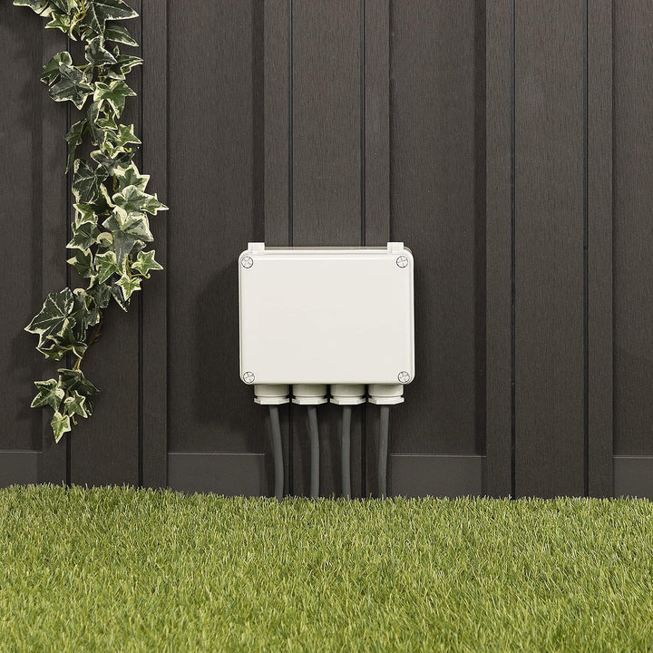 Smartwares Abzweigdose - Plug und Connect - Verteilerdose Freien Garten fur Outdoor Geräte, 3-Kanal