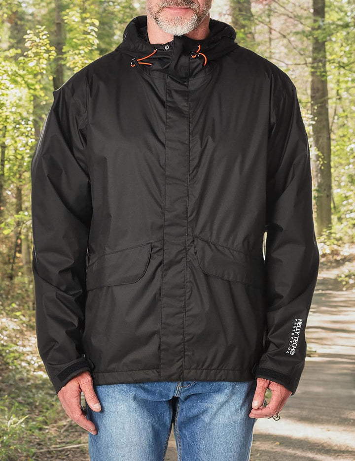 Helly Hansen Herren Waterloo wasserdichte Arbeitsjacke M Schwarz, M Schwarz