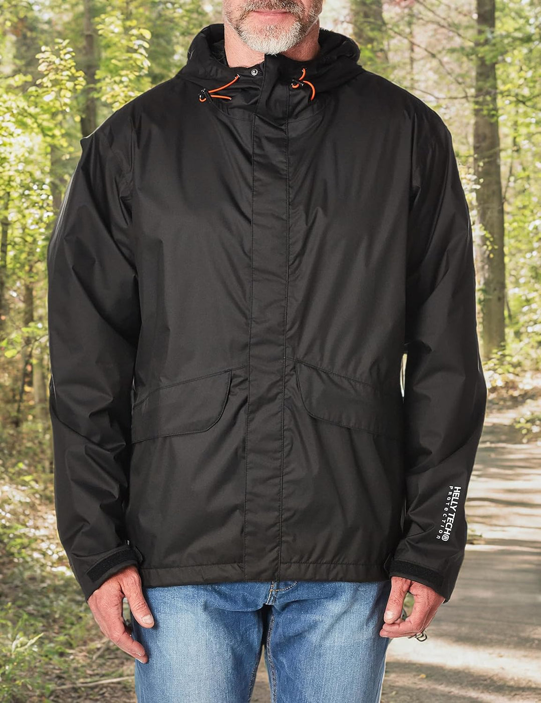 Helly Hansen Herren Waterloo wasserdichte Arbeitsjacke 3XL Schwarz, 3XL Schwarz