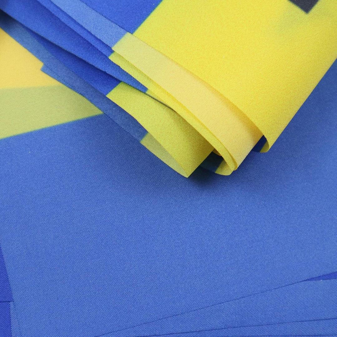 AZ FLAG FAHNENKETTE Barbados 12 Meter mit 20 flaggen 45x30cm- Barbados Girlande Flaggenkette 30 x 45