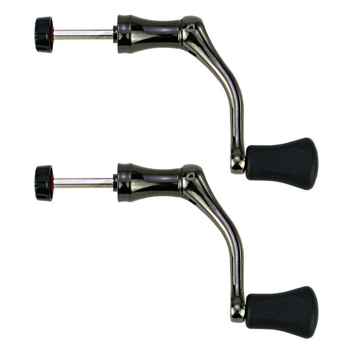 Angelrollen Griff, Metall Rocker Arm Griff Angeln Spinning Reel Griff Grip mit Weichem Gummigriff fü