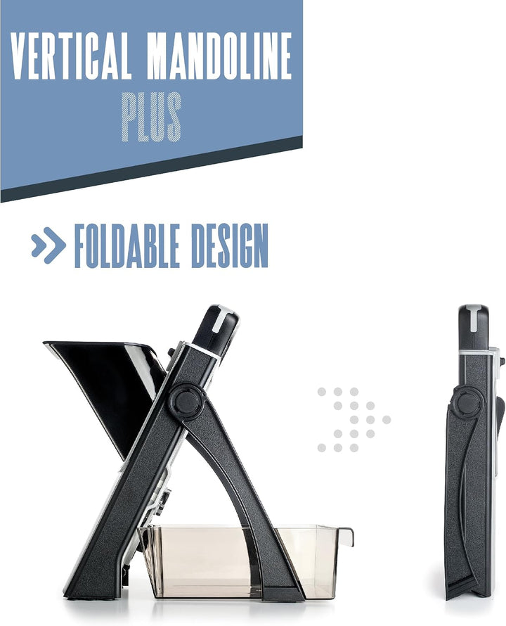 Lacor 60860 – Vertikale Mandoline Plus, Edelstahlklinge, BPA-frei,...