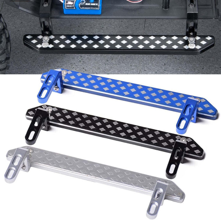 KEEDA 1 Paar RC Car Seitentritte Pedal Metall Trittbretter Seitenpedal für 1:10 RC Crawler Car Traxx