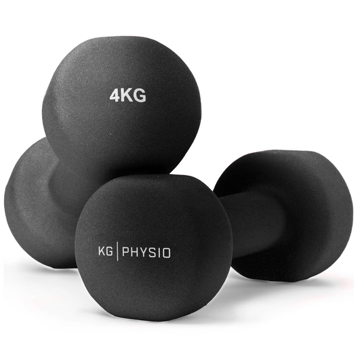 Neopren Hanteln Set - Inkl. Fitnessposter mit 32 Übungen, schweissabweisendes Kurzhanteln 2er Set au