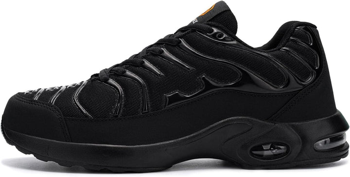 DYKHMILY Arbeitsschuhe Herren Sicherheitsschuhe Leichte Pannensichere Stahlkappenschuhe Arbeit Komfo