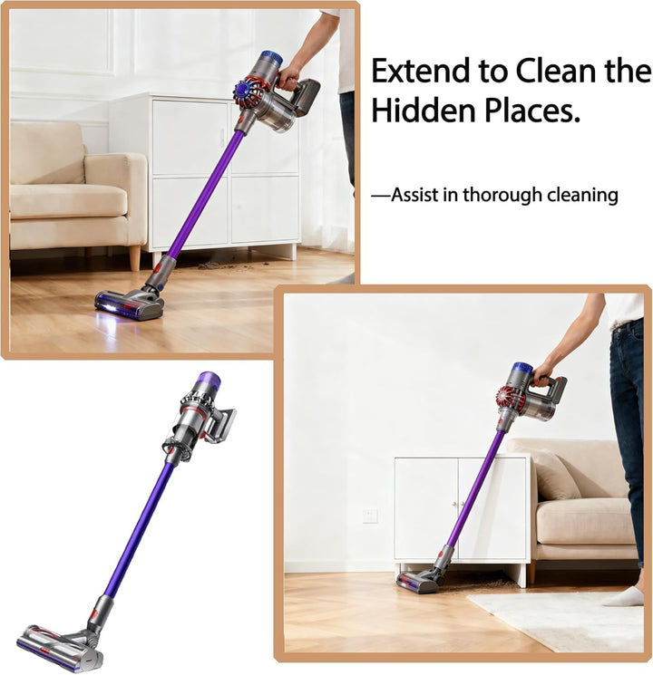 Verlängerungsrohr für Dyson Rohr Kompatibel mit Dyson Saugrohr V15 V 11 V10 V8 V7, Starres Teleskopr