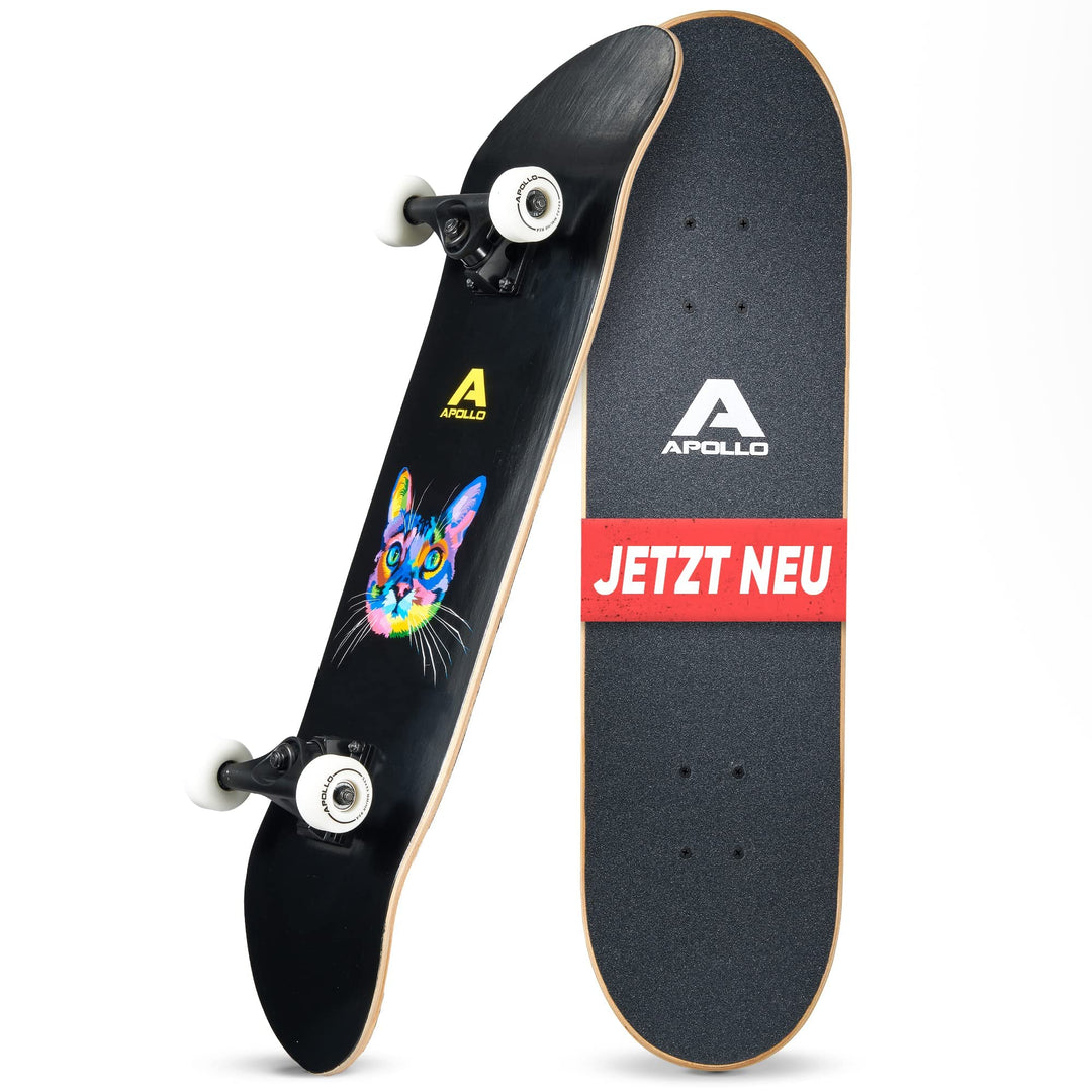 Apollo Skateboard | Cooles Kinder Skateboard und Profi Skateboard Erwachsene in Einem | 7-lagiges Sk