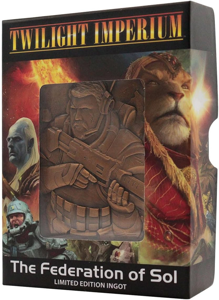 FaNaTtik Twilight Imperium Limited Edition The Federation of Sol Sammlerstück Metallbarren