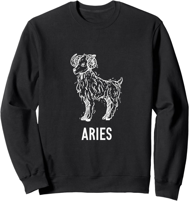 Widder Astrologie Geburtstags Geschenk Sternzeichen Sweatshirt