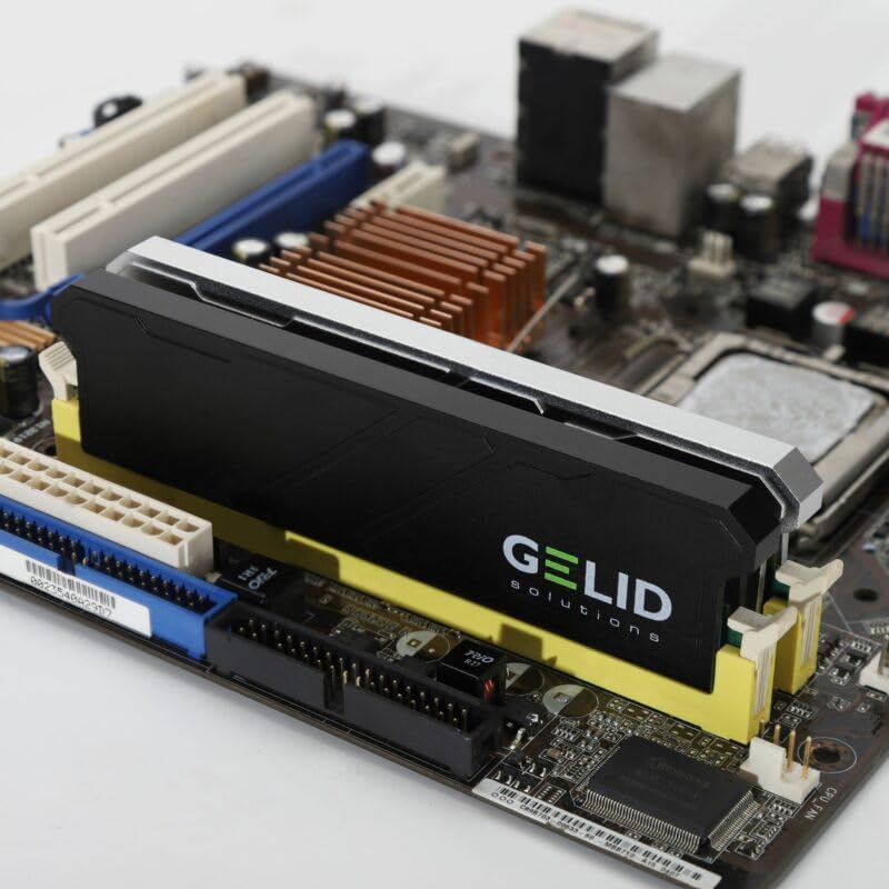 Gelid Solutions IceRock DDR5 cooler (Black) Bundle x2 Speicherlüfter, kompatibel zu DDR3/DDR4 und DD