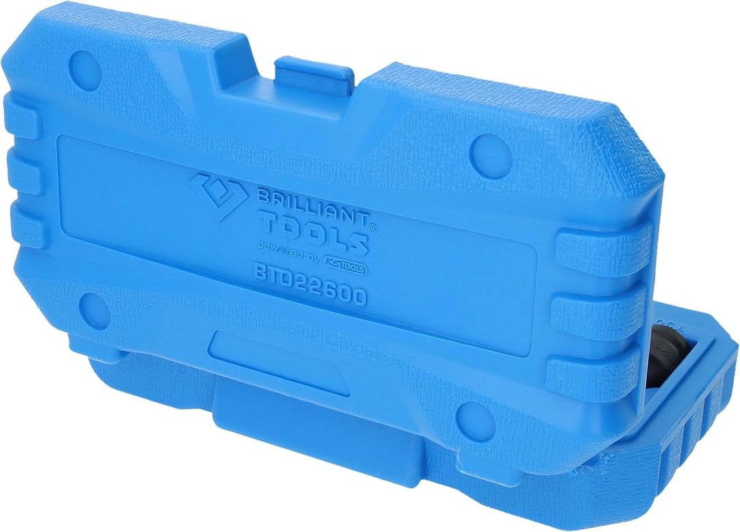 BRILLIANT TOOLS BT022600 1/2" Kraft Bit-Stecknuss Satz, Torx, T30-T80 8-TLG. [Powered by KS Tools]
