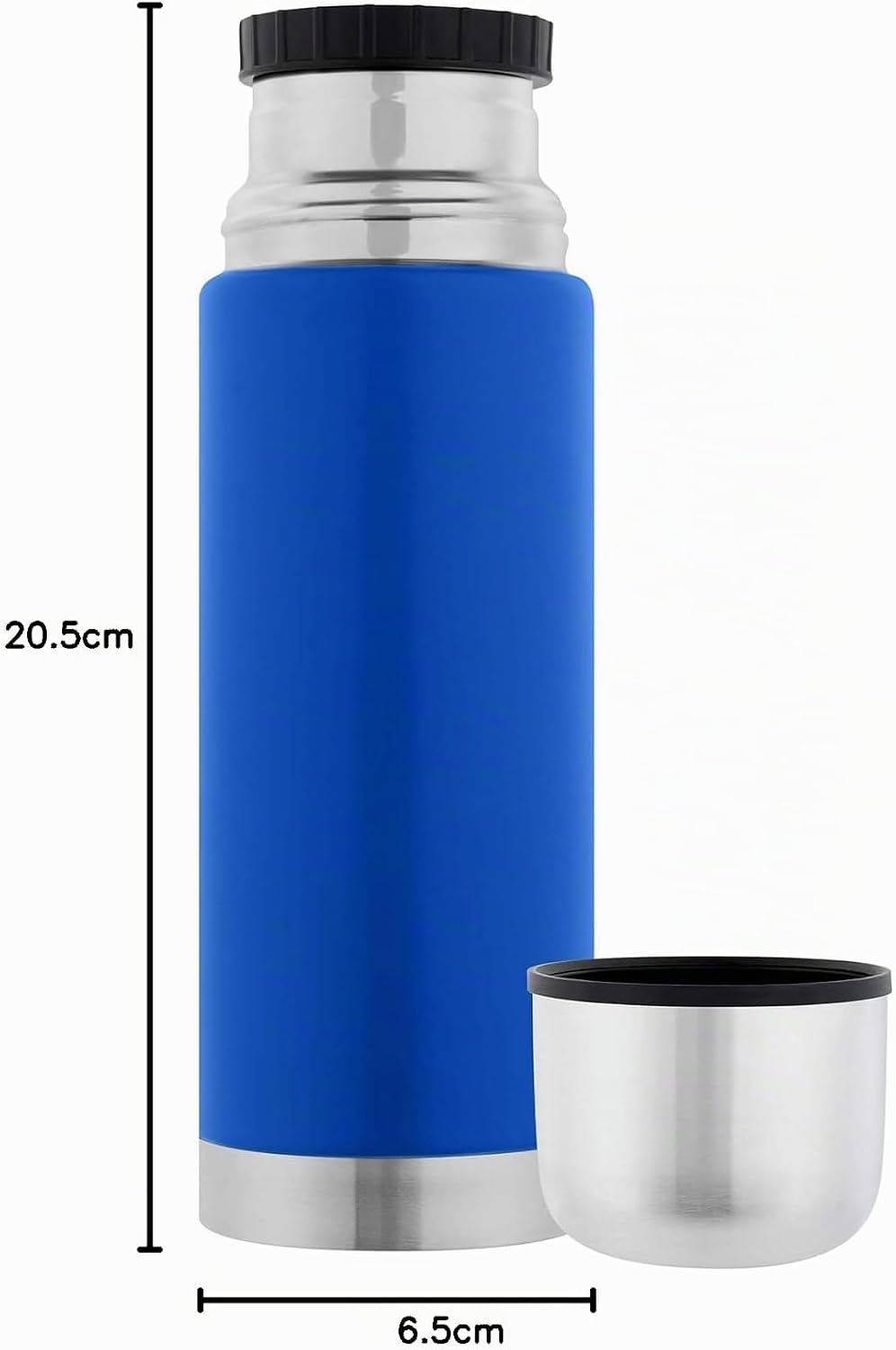 GRÄWE Thermosflasche 350 ml, Edelstahl Trinkflasche, Thermoskanne, Isolierflasche für unterwegs mit