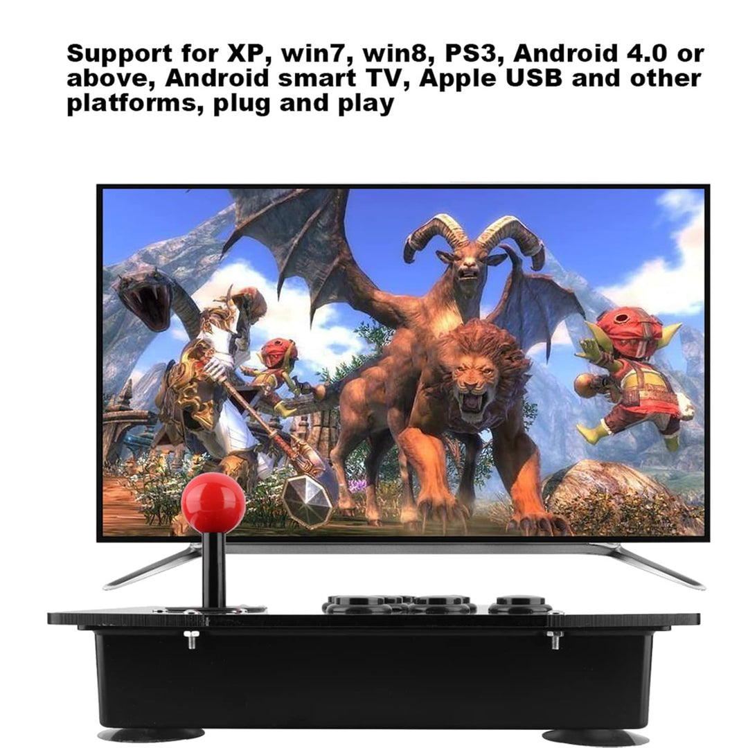 Arcade Joystick, USB Fighting Stick Street Rocker Fighter Handle Button Controller Panel DIY Gaming