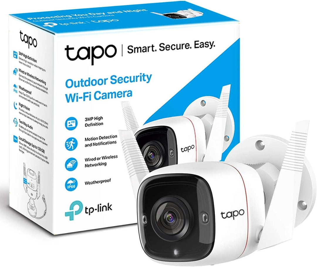 TP-Link Tapo C310 Überwachungskamera Aussen, WLAN IP Kamera, 3MP Hochauflösung, 30m Nachtsicht, Bewe