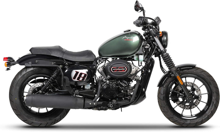 H0gv18if - seitliche taschen halterungen, dübel, befestigungen 3p system kompatibel mit hyosung gv 1