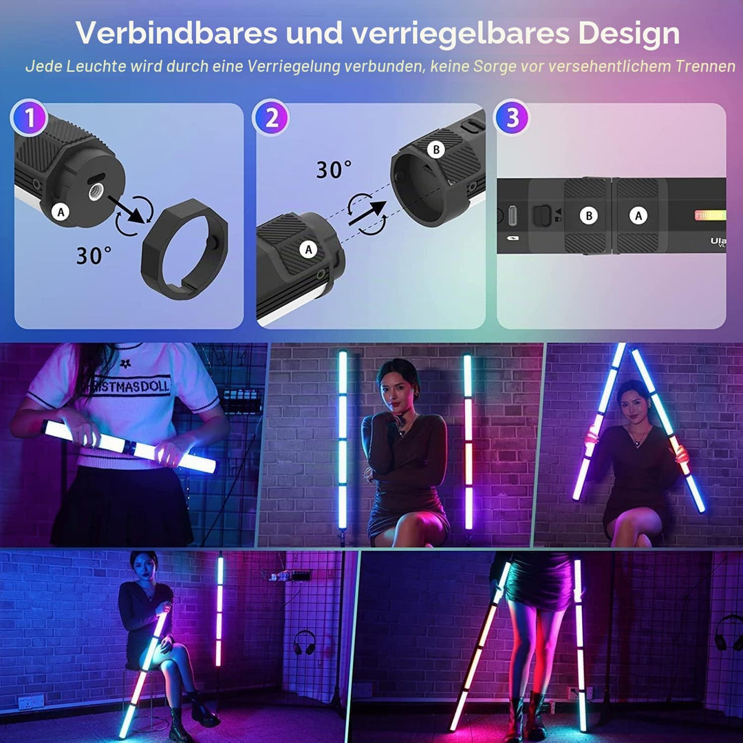 Ulanzi VL110 RGB-Videoröhrenlampe