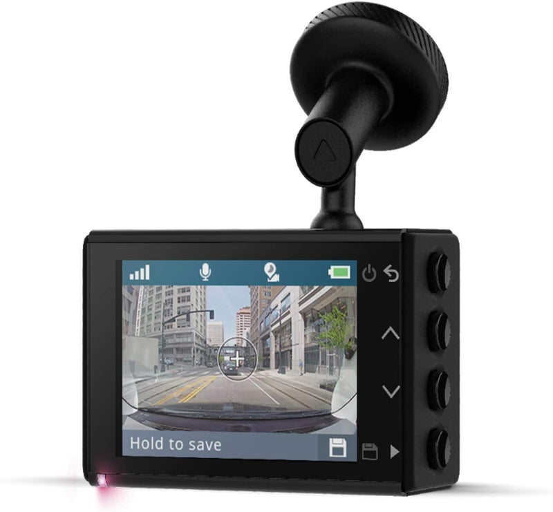 Garmin DashCam 66W– kompakte Dashcam mit 2“ (5,1 cm) Farbdisplay, extraweitem 180° Bildwinkel, spezi