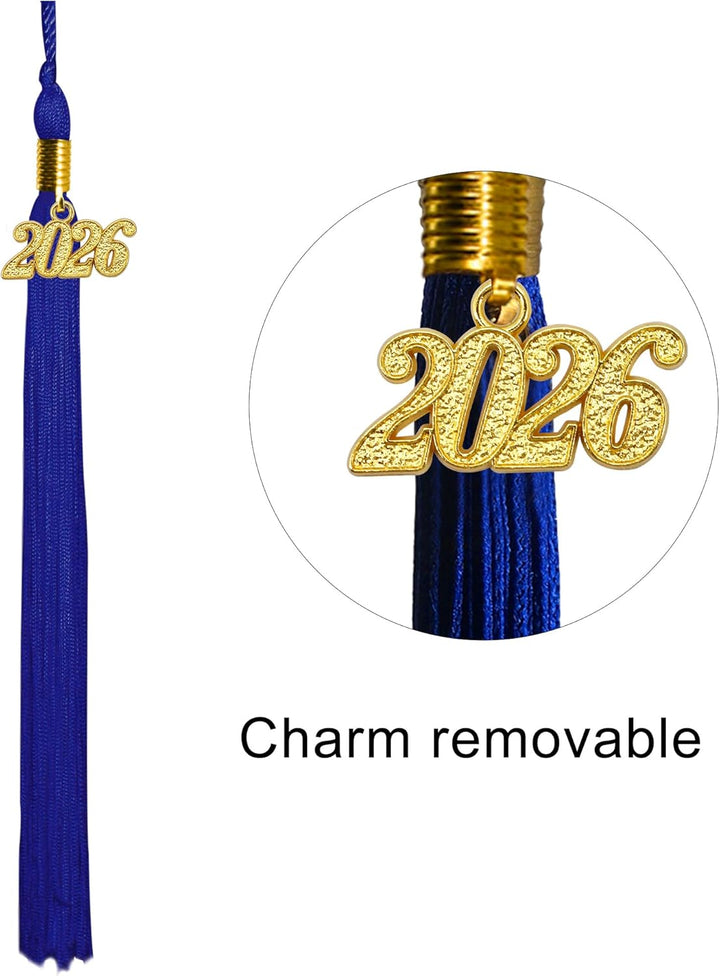 GraduatePro Abschluss Talar mit Hut 2025 Absolventen Robe Bachelor Uni Master Kostüm Geschenke Absol