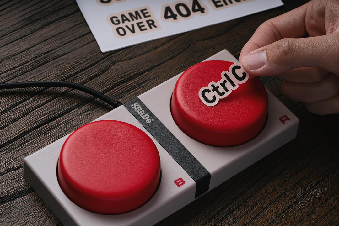 8Bitdo retro mechanische Tastatur, Bluetooth/2.4G/USB-C heiss austauschbare Gaming-Tastatur mit 87 T