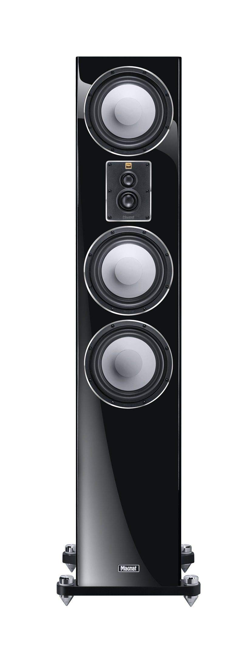 Magnat Signature 707, schwarz, 1 STK. - dynamischer 4-Wege Stand-Lautsprecher mit edler Hochglanz-Fr