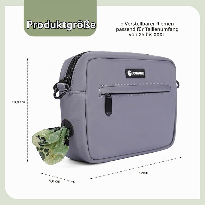 Leckerlitasche für Hunde Gassi Tasche Hund Hundeleckerli Tasche Wasserdichte Hundeleckerlitasche Umh