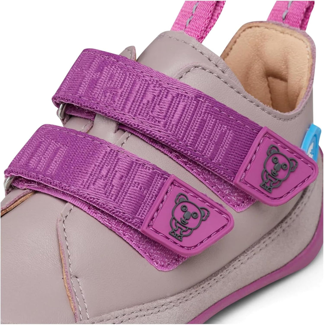 Affenzahn Barfussschuh Leder Buddy mit Klettverschluss Weich rutschfest Flexibel Reflektierend für J