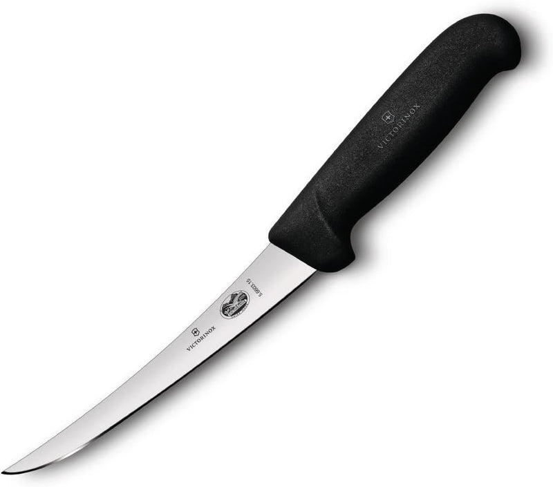 Victorinox Fibrox Kochmesser, Ausbeinmesser, Extra Scharfe Klinge, Rostfreier Stahl, Spülmaschinenge