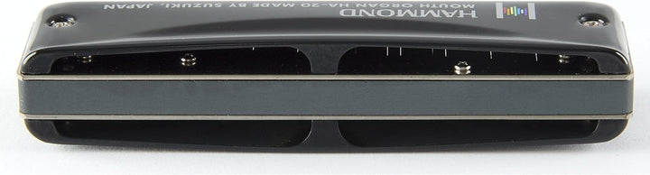 Suzuki Diatonic Harmonica Hammond HA-20 key of C, schwarz, HA-20-C, C