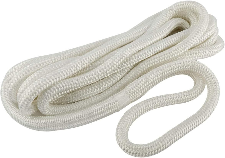 FreeTec 4 TLG Bootsseil Boot Fenderleine Nylon Dockline Festmacherleine Fenderseil mit Auge 16mm Dur