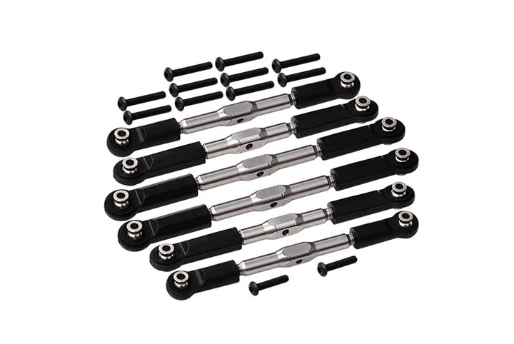 GPM Arrma 1/10 KRATON 4S BLX Tuning Teile Stainless Steel Adjustable Tie Rods - 6Pc Set