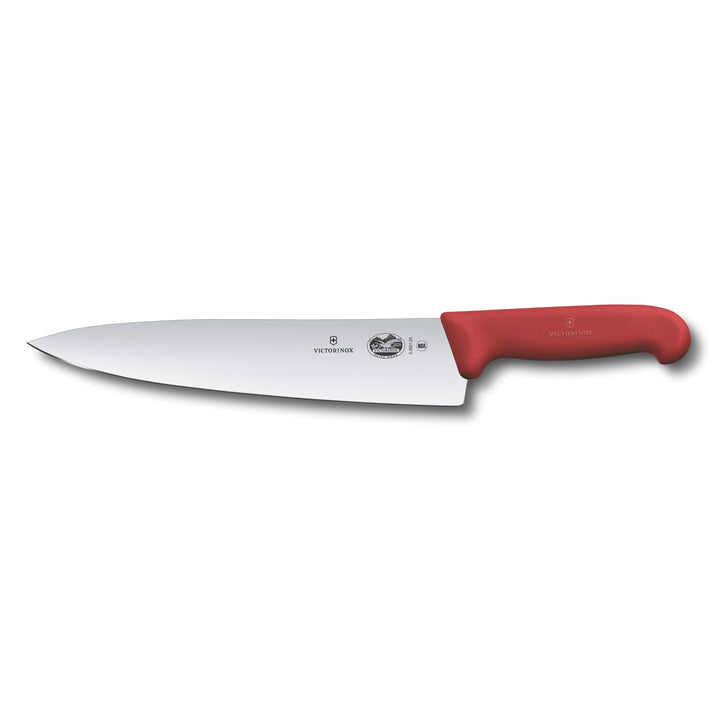 Victorinox Fibrox Kochmesser, Breites Universalmesser für Fleisch, Fisch, Gemüse und Kräuter, 25 cm,