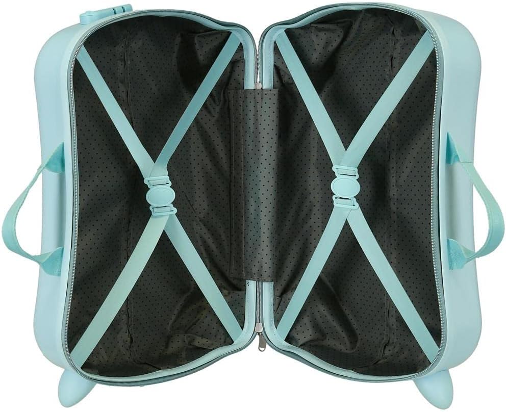 Disney Frozen Memories Kinderkoffer, Blau, 50 x 39 x 20 cm, Hartplastik, seitlicher Kombinationsvers