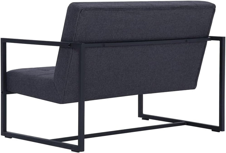 vidaXL Sofa mit Armlehnen Sessel Loungesofa Polstersofa Stoffsofa Couch Sofagarnitur Couchgarnitur S