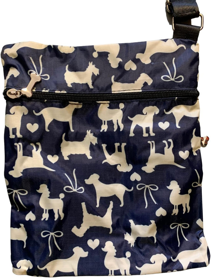 Love EMVY Leckerli-Umhängetasche für Hunde, marineblau, ONE SIZE