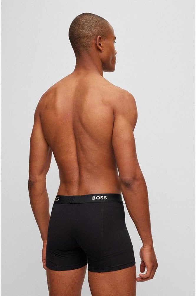 BOSS Herren Boxer Brief M Open Blue461, M Open Blue461