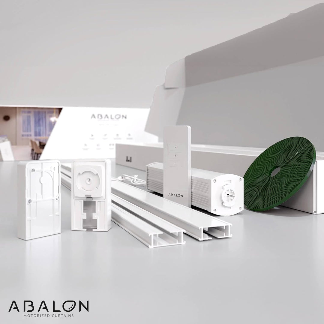 ABALON Elektrische Gardinenschiene, WLAN-Motor, kompatibel mit Alexa, Google Home und der Tuya Smart